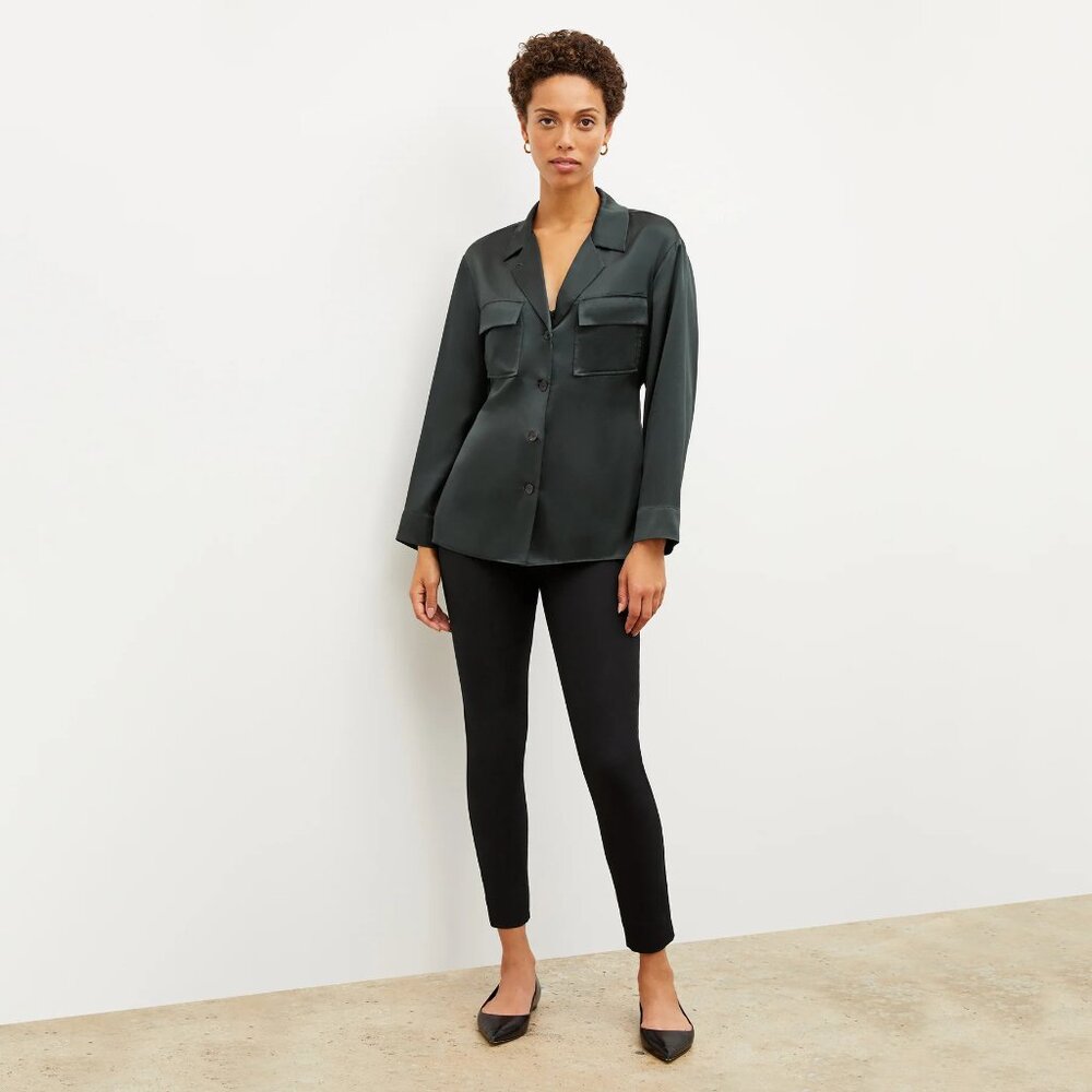 The Alyssa Jacket - Washable Silk Charmeuse
